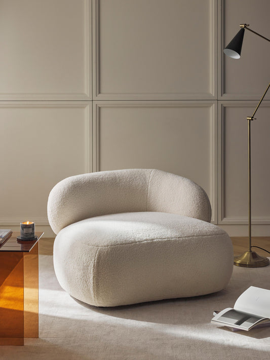 Albera Teddy Fur Lounge Chair