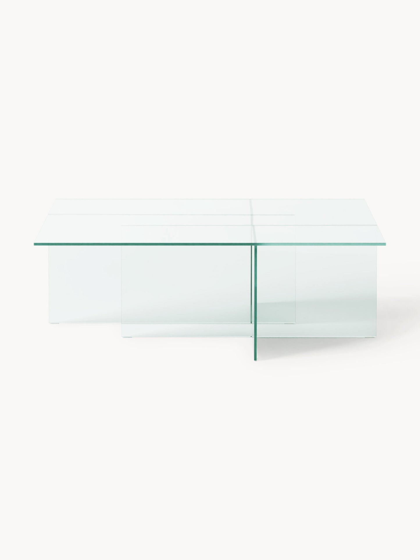 Anousa Coffee Table in Glass, W 102 cm
