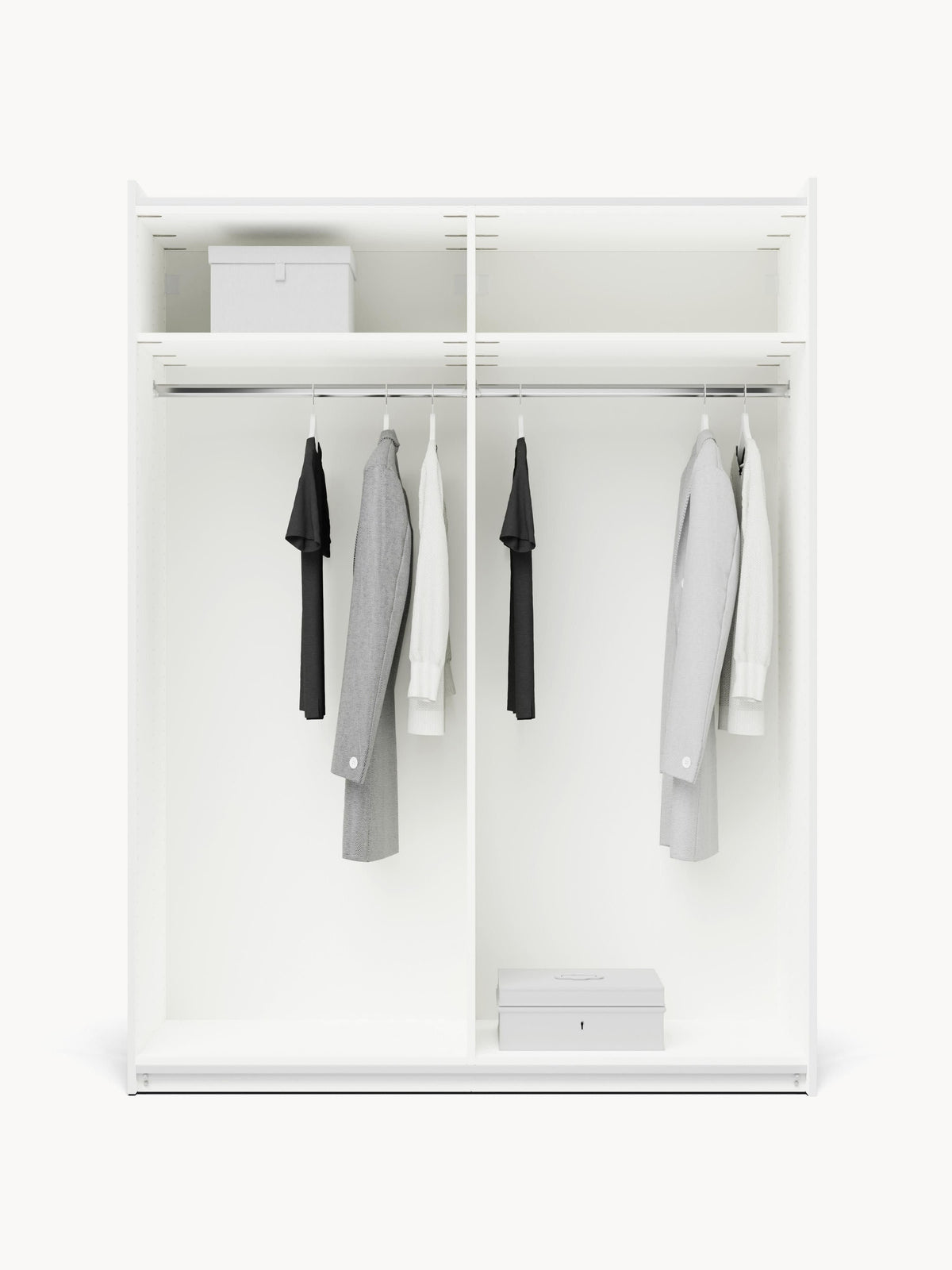 Charvella Modular Sliding-Door Wardrobe, 150 cm Wide, in Various Sizes