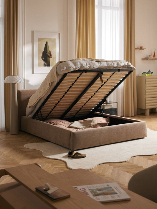 Clodan Upholstered Bed with Storage
