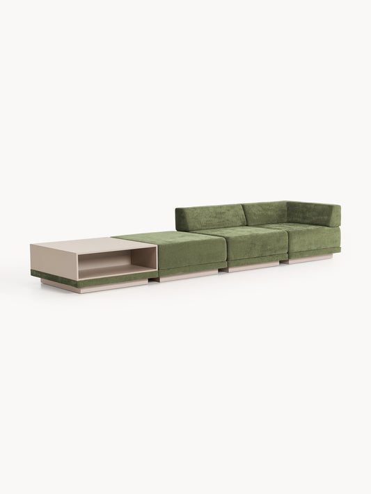 Colnaro Modular Sofa (4-Seater) with Coffee Table & Ottoman