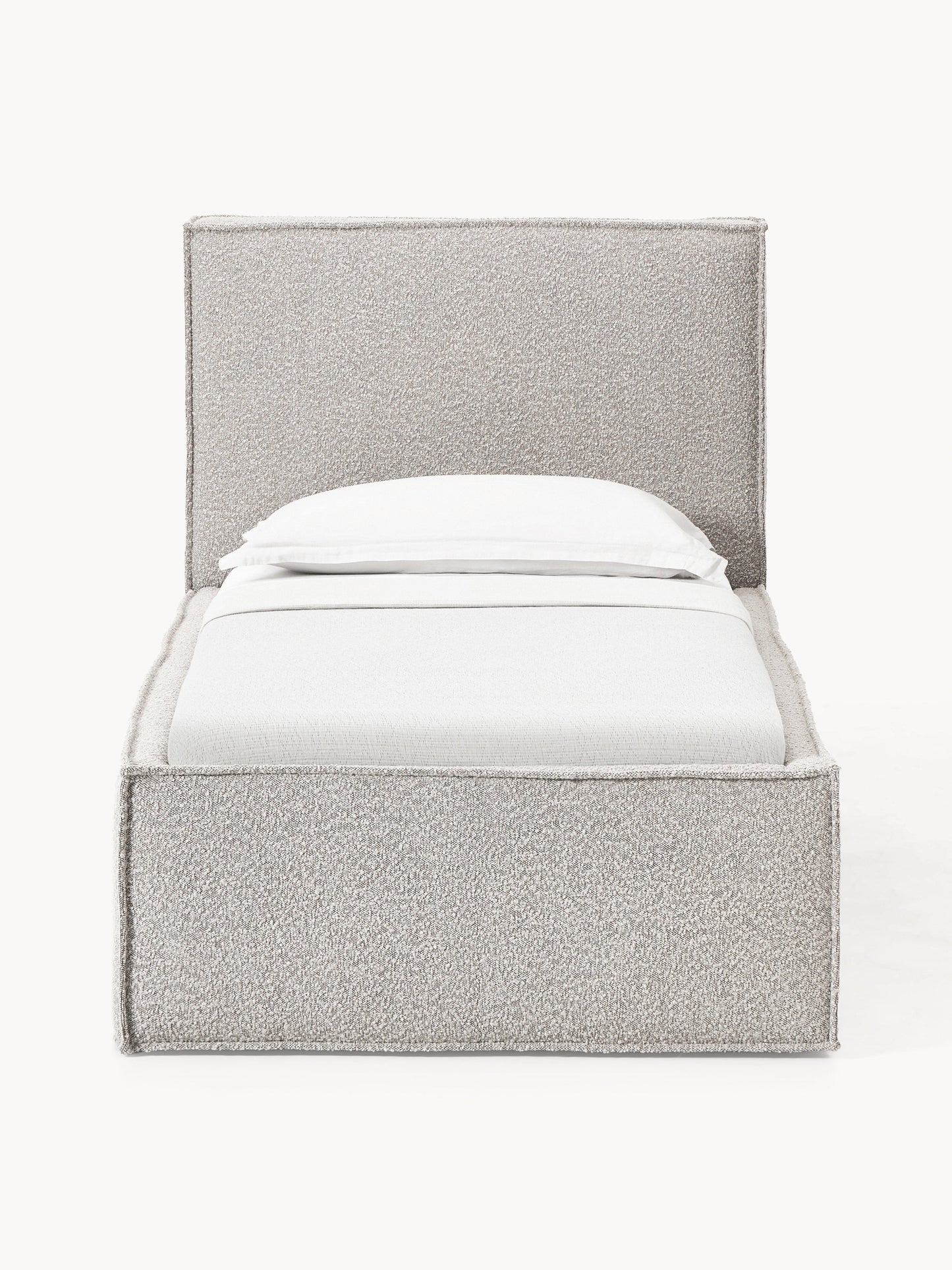 Drevio Bouclé Single Bed
