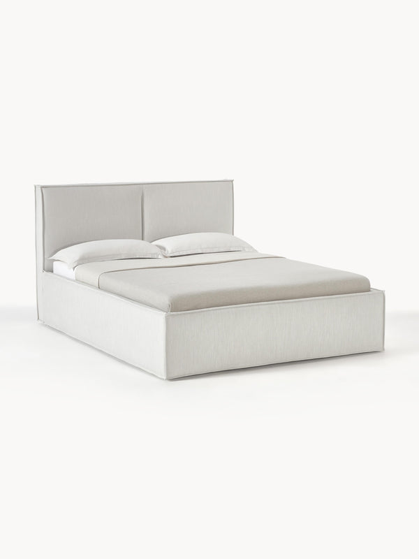 Drevio Upholstered Bed with Storage
