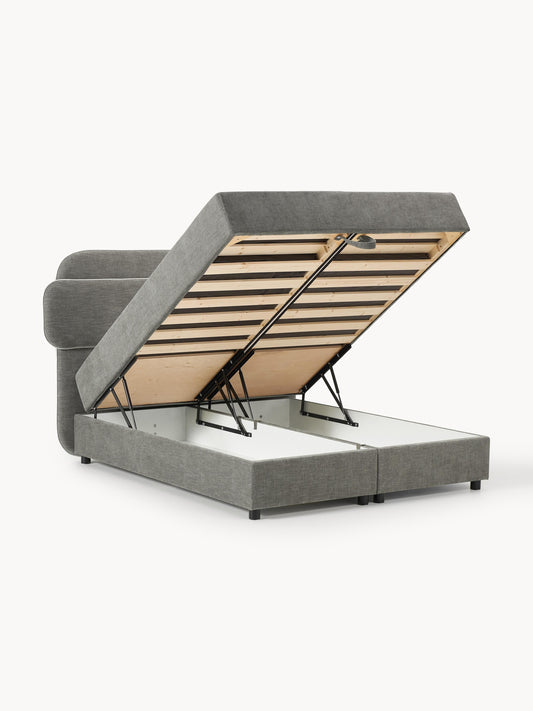 Enrisa Box Spring Bed with Storage