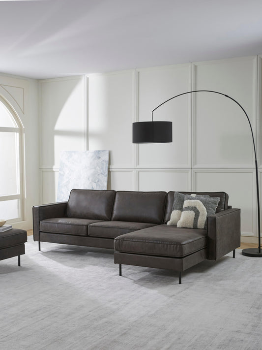 Huntero Corner Sofa in Leather (3-Seater)