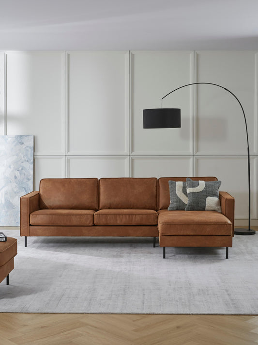 Huntero Corner Sofa in Leather (3-Seater)