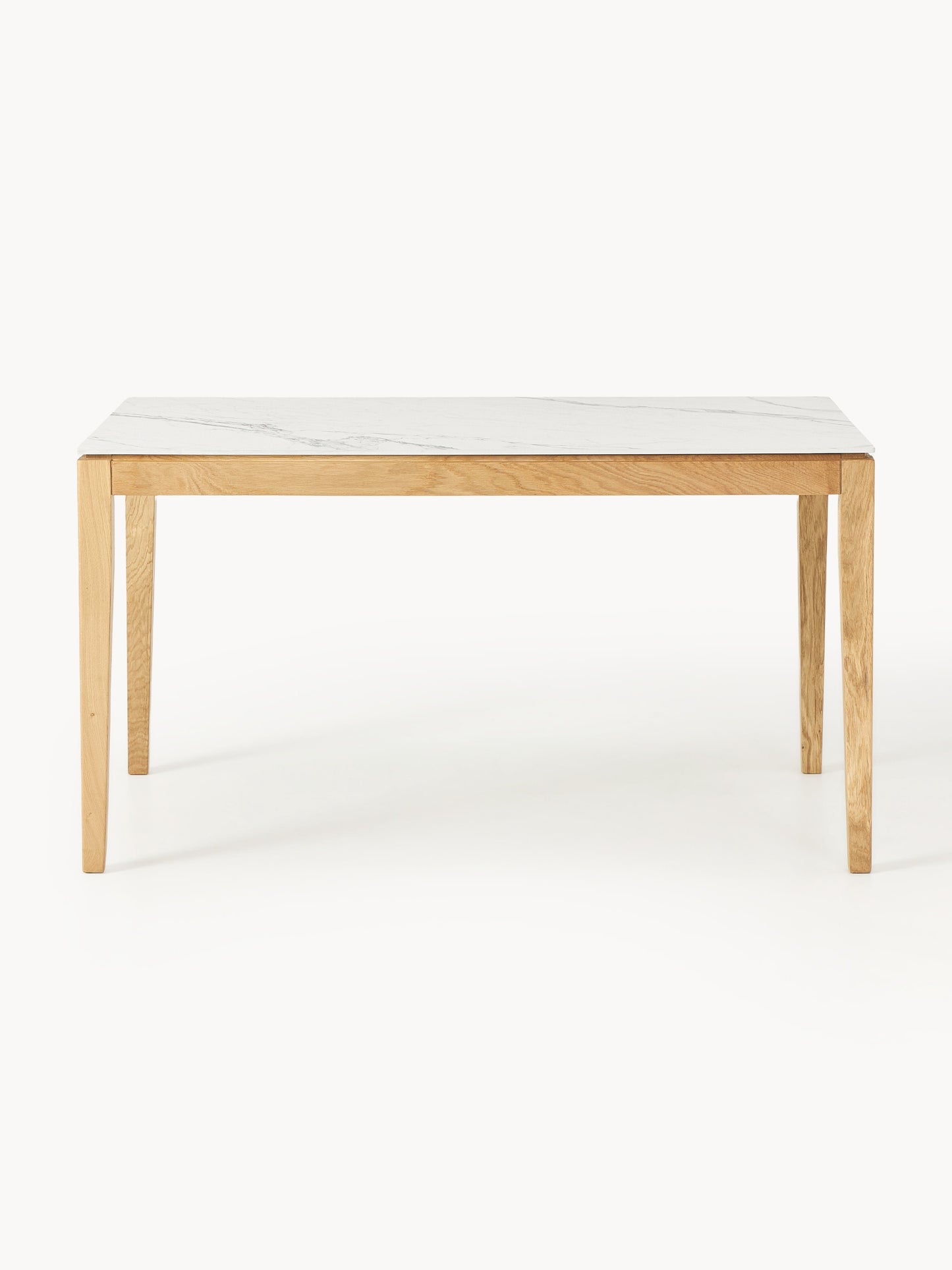 Jackvaro Dining Table with Marble-Look Tabletop, in Various Sizes