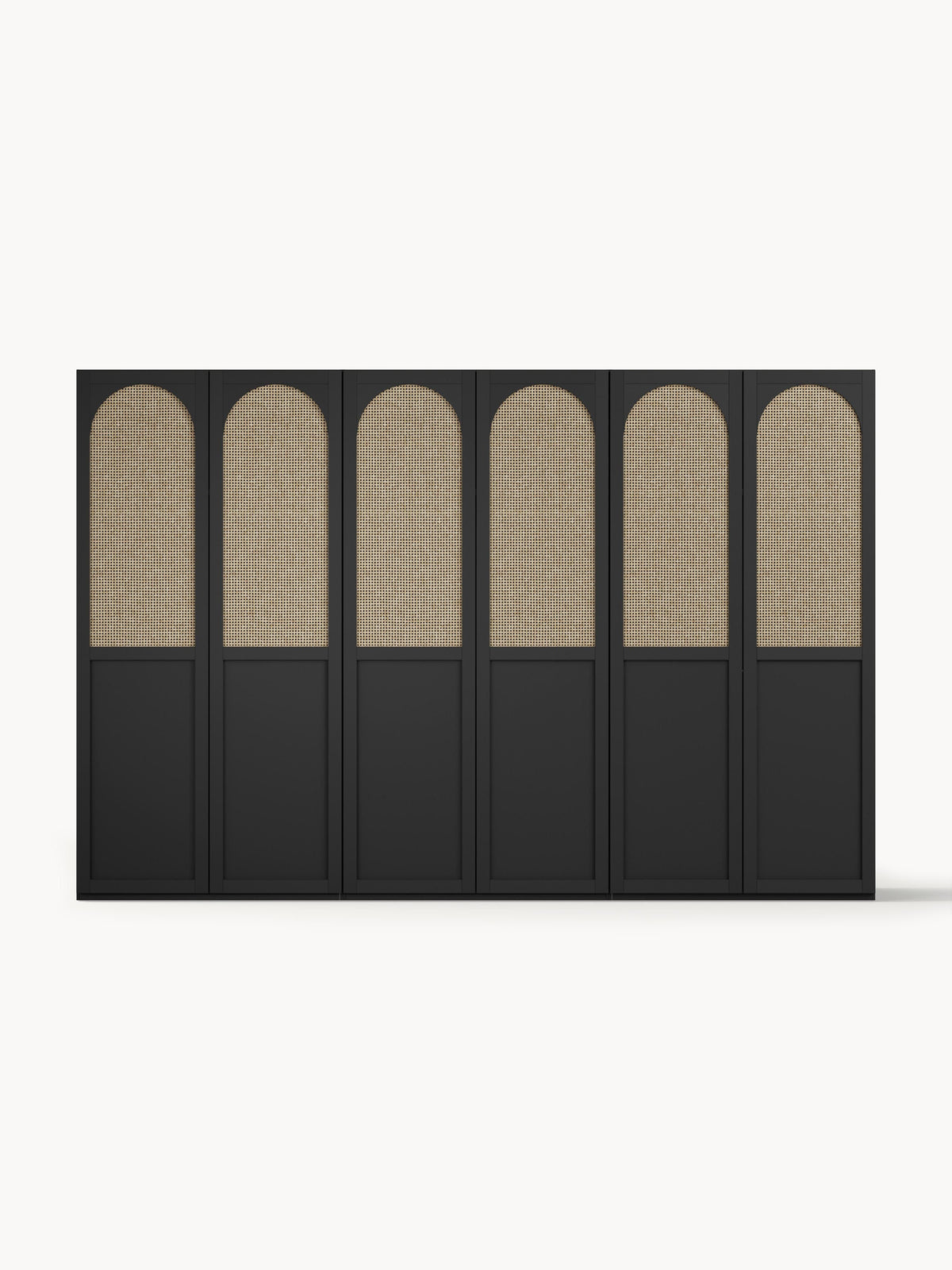 Jeanova Modular Hinged-Door Wardrobe, 300 cm Wide, in Various Sizes