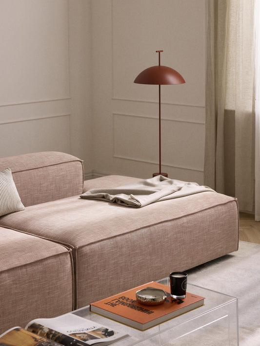 Lennvik Linen Blend Ottoman Module