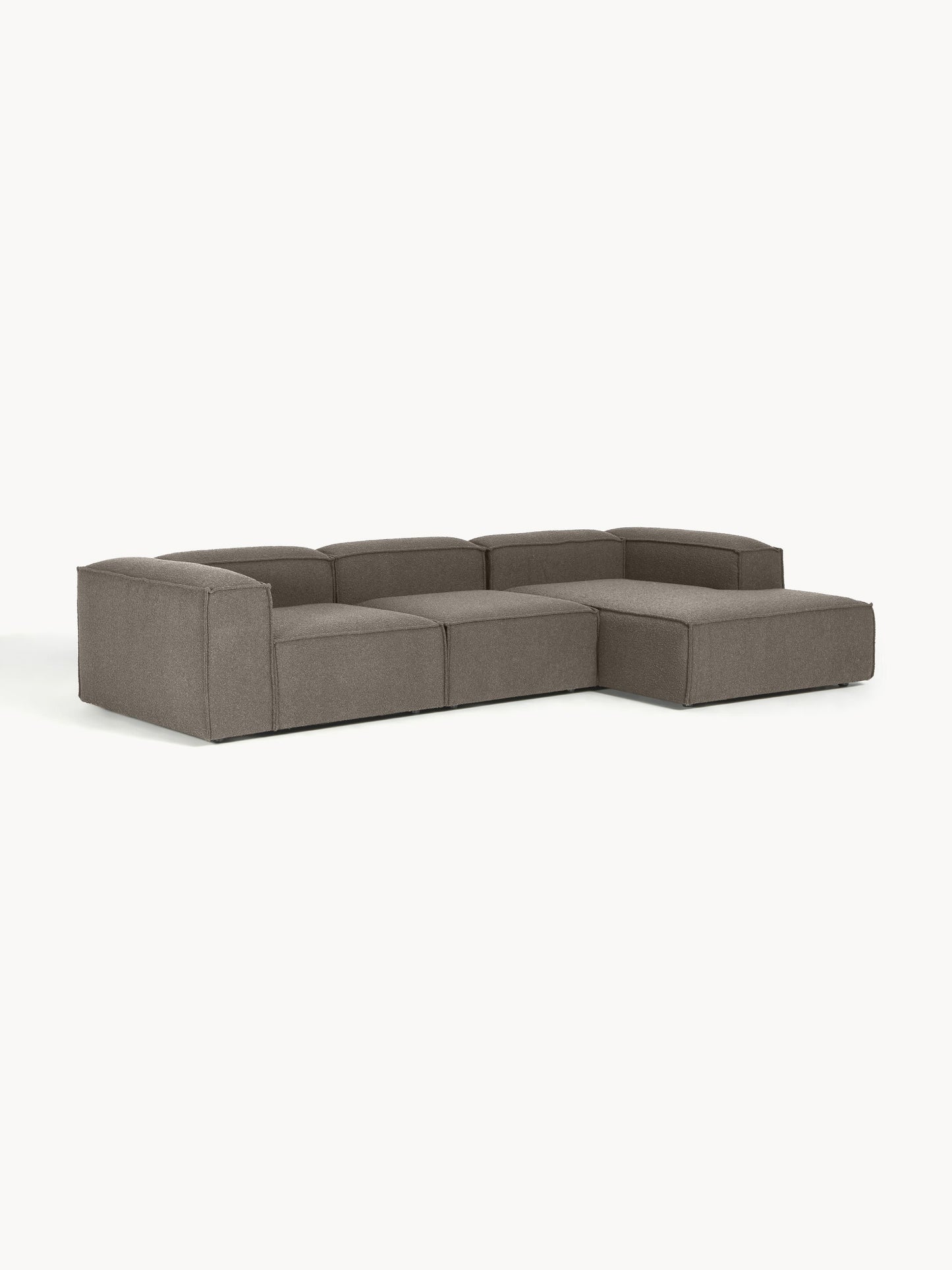 Lennvik Modular Bouclé Corner Sofa, 4-Seater