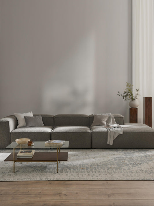 Lennvik XL Modular Ottoman in Bouclé