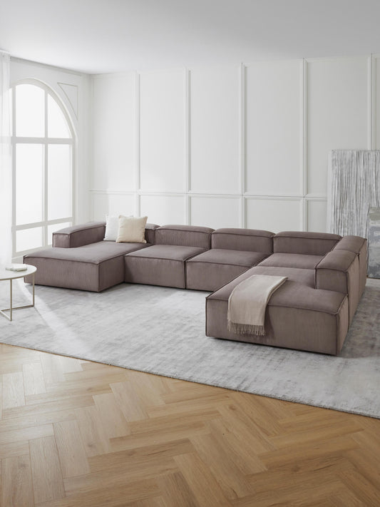 Lennvik XL Modular Sofa in Corduroy