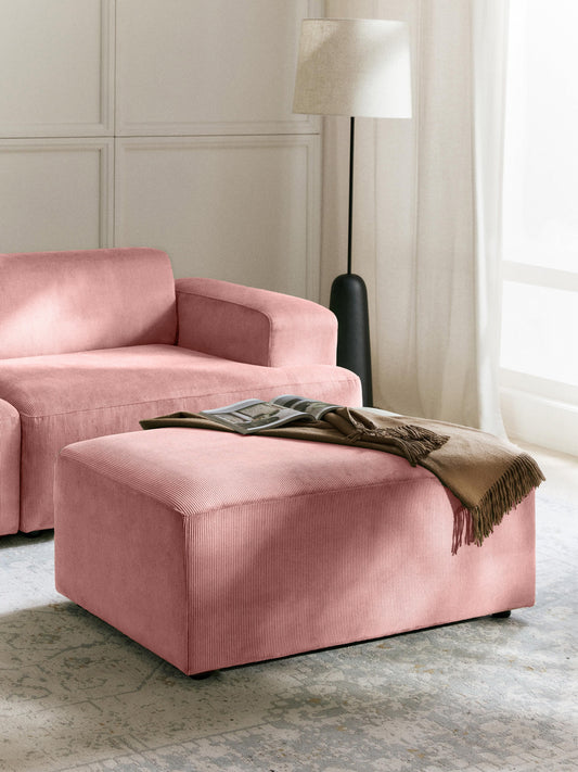 Melvora Stool in Corduroy, W 99 x D 72 cm