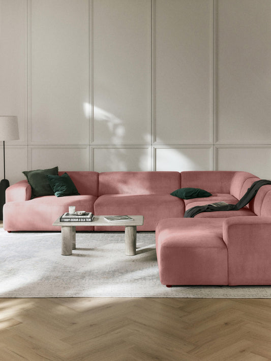 Melvora XL Corner Sofa in Corduroy