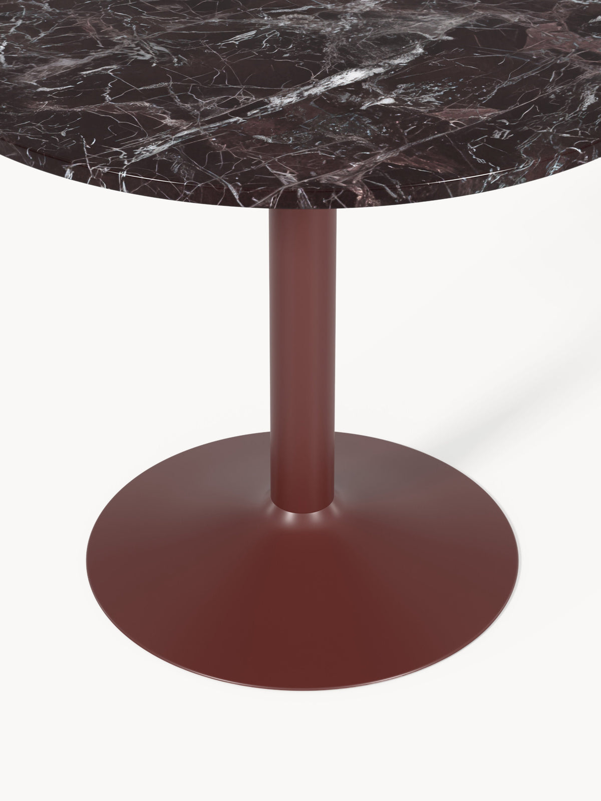 Milvana Round Marble Dining Table, Ø 90 cm