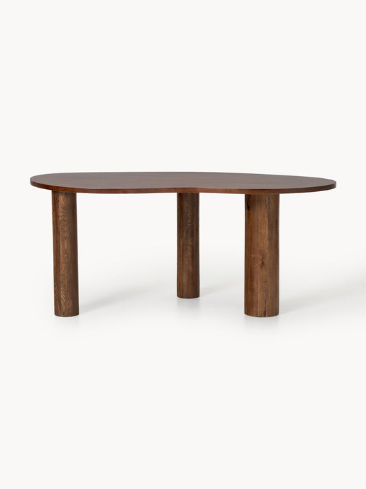 Narvano Oak Dining Table with Organic Shape, in Various Sizes