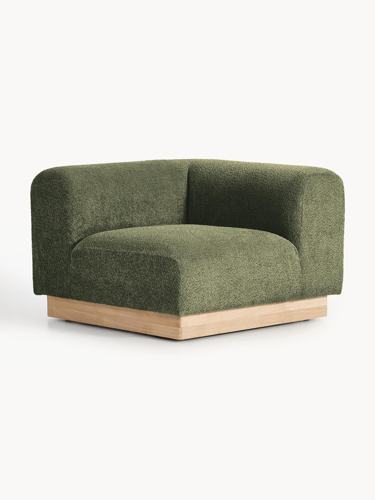 Natvira Teddy Bouclé Corner Module
