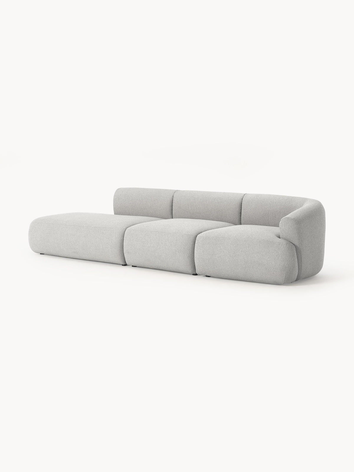 Sofrena Modular Chaise in Bouclé (2-Seater)