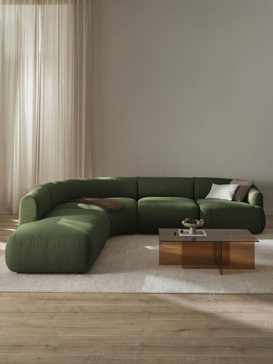Sofrena Modular Corner Sofa in Bouclé (4-Seater)