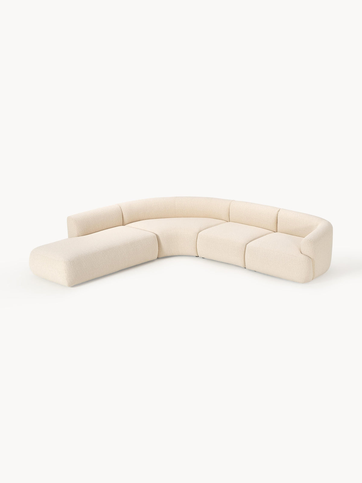 Sofrena Modular Corner Sofa in Bouclé (4-Seater)