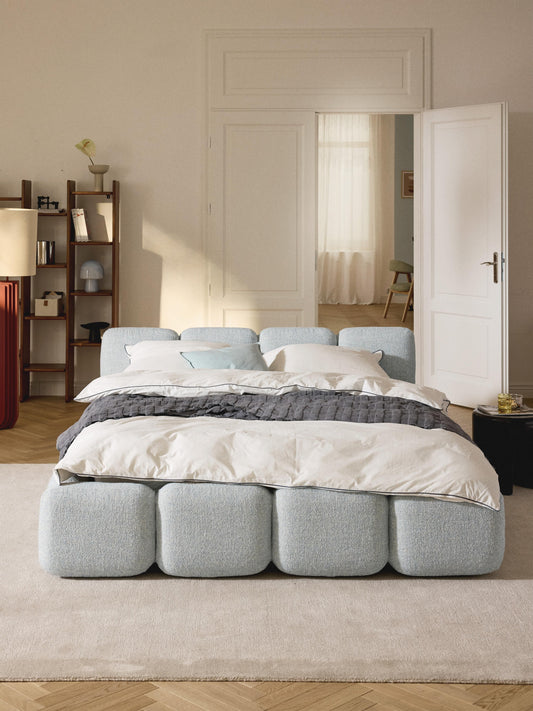 Taylis Bouclé Upholstered Bed
