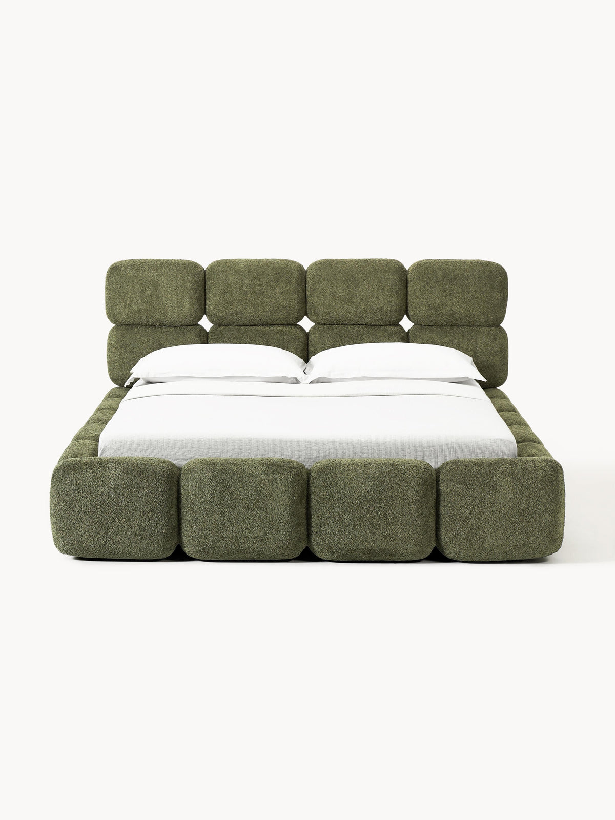 Taylis Teddy Bouclé Upholstered Bed
