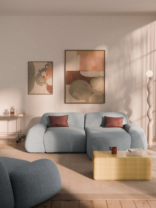 Wolvara Bouclé Modular Corner Sofa (3-Seater)