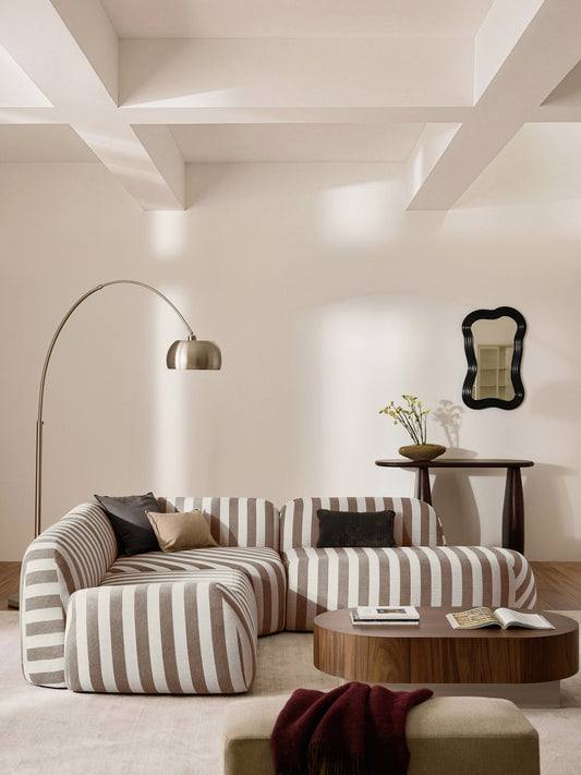 Wolvara Chaise Module, Striped