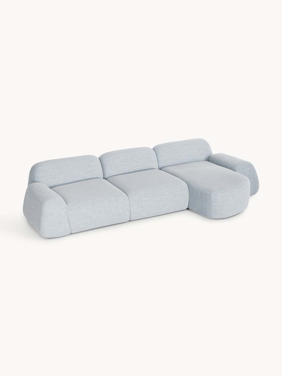 Wolvara Modular Corner Sofa in Bouclé (4-Seater)