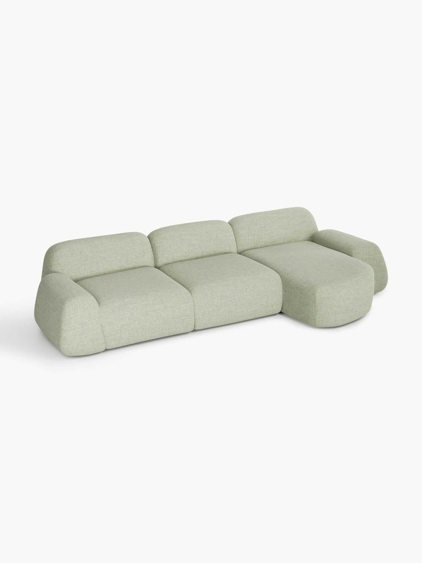 Wolvara Modular Corner Sofa in Bouclé (4-Seater)