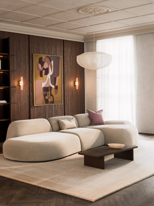 Wolvara Modular Corner Sofa with Chaise Longue (4-Seater)