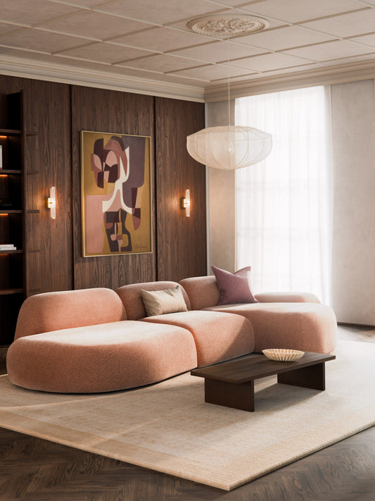 Wolvara Modular Corner Sofa with Chaise Longue (4-Seater)
