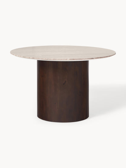 Abbvera Round Marble Dining Table, Ø 120 cm