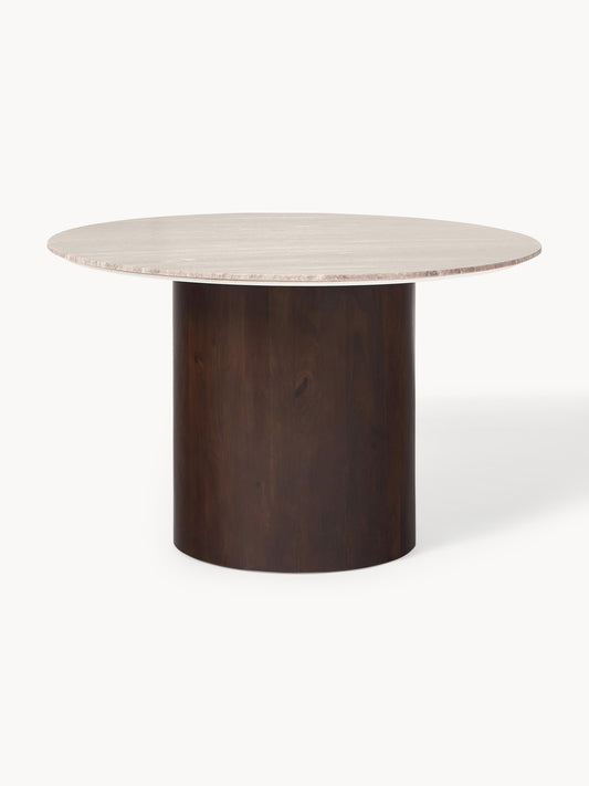 Abbvera Round Marble Dining Table, Ø 120 cm