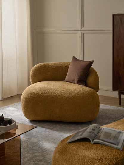 Albera Teddy Bouclé Lounge Chair