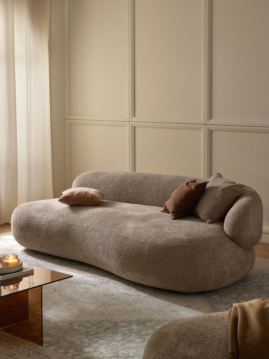 Albera Teddy Bouclé Sofa (3-Seater)