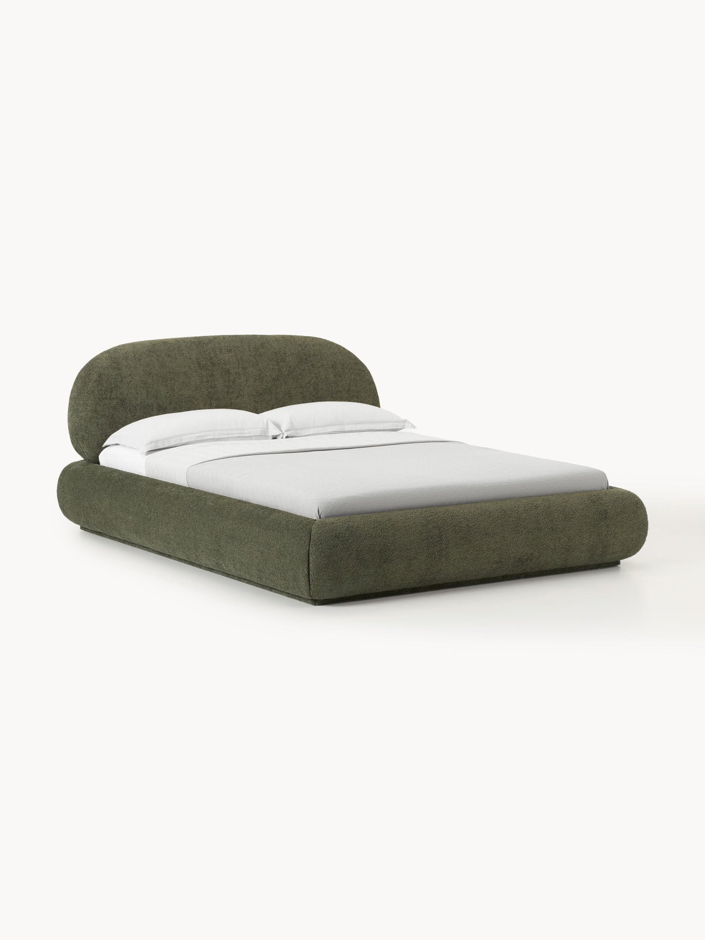 Albera Upholstered Teddy Bouclé Bed