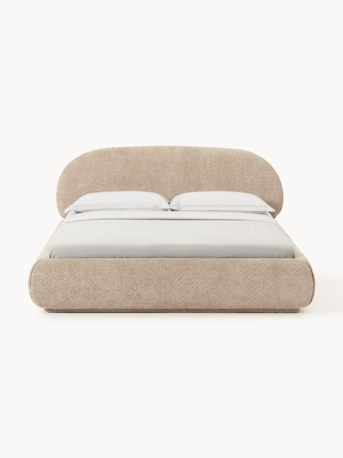 Albera Upholstered Teddy Bouclé Bed