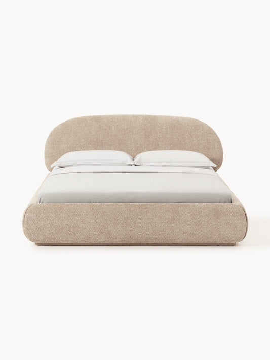 Albera Upholstered Teddy Bouclé Bed