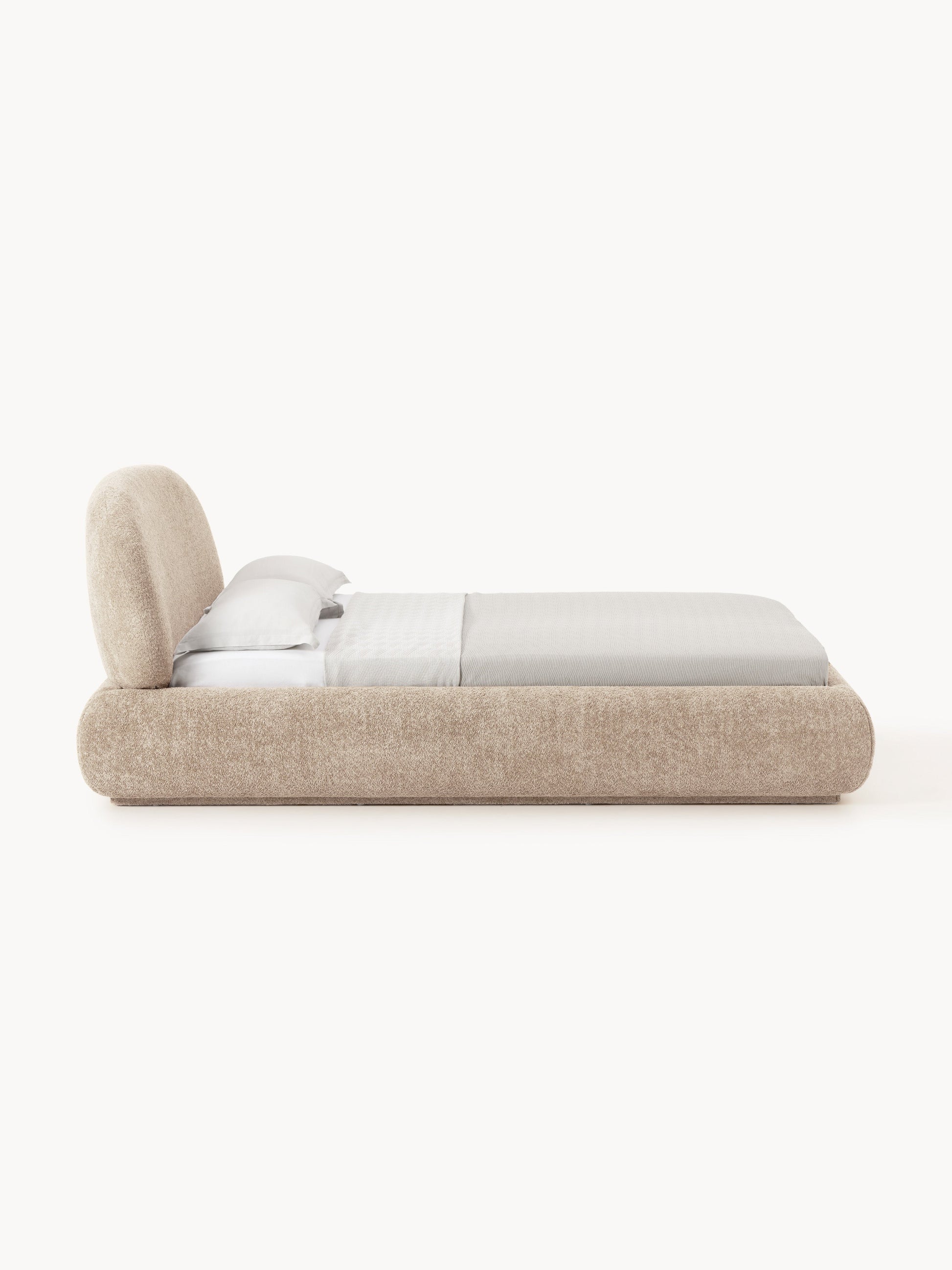Albera Upholstered Teddy Bouclé Bed