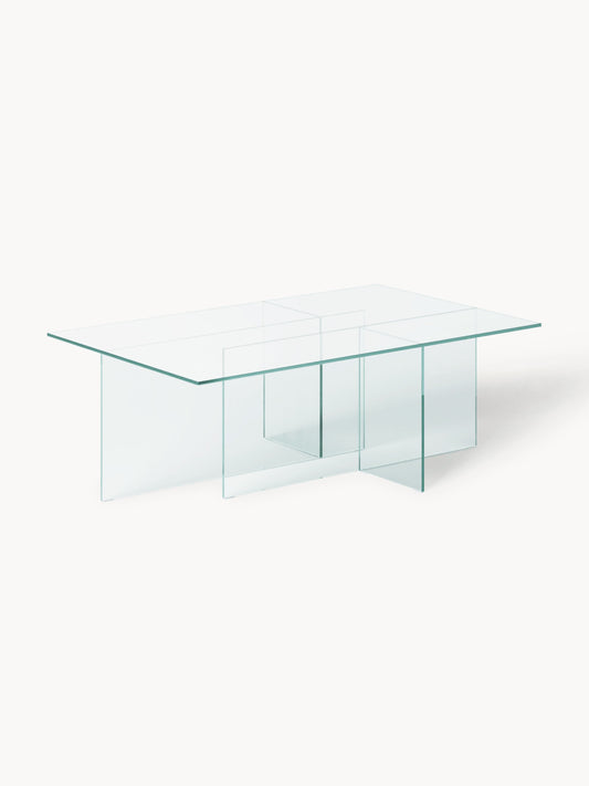 Anousa Coffee Table in Glass, W 102 cm