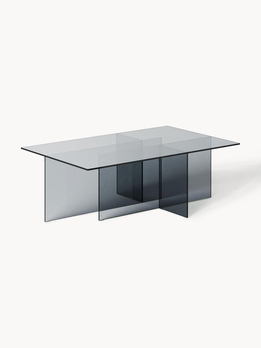 Anousa Coffee Table in Glass, W 102 cm