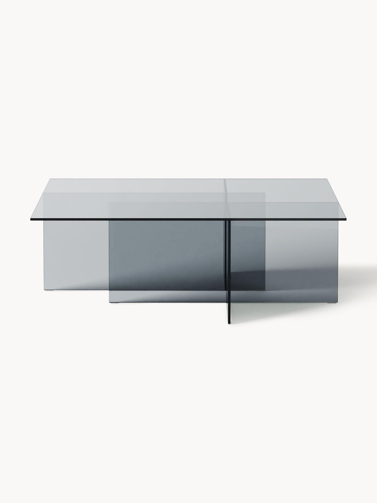 Anousa Coffee Table in Glass, W 102 cm