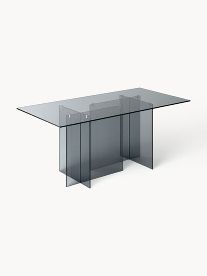 Anousa Glass Dining Table, 180 x 90 cm