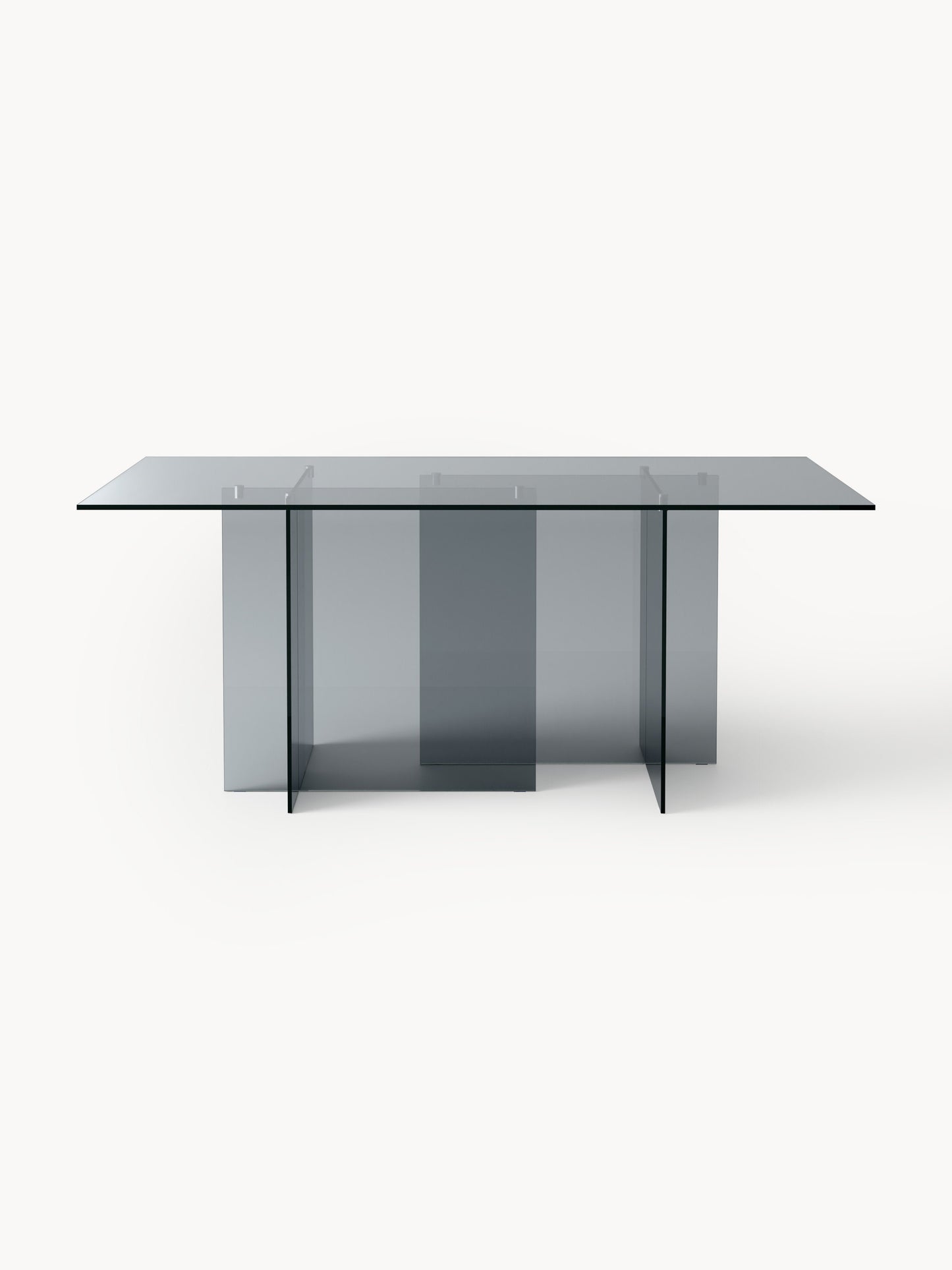 Anousa Glass Dining Table, 180 x 90 cm