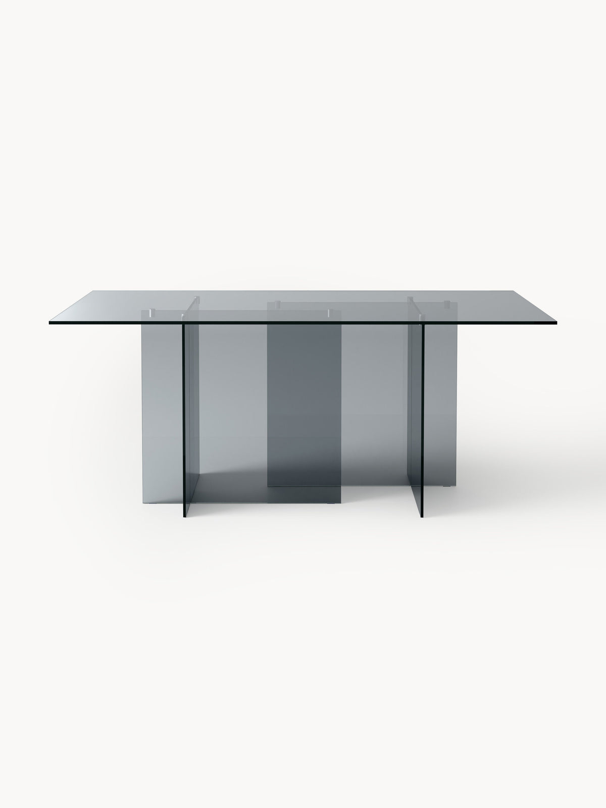 Anousa Glass Dining Table, 180 x 90 cm
