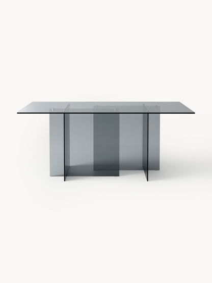 Anousa Glass Dining Table, 180 x 90 cm