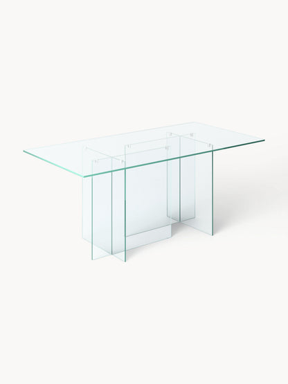 Anousa Glass Dining Table, 180 x 90 cm