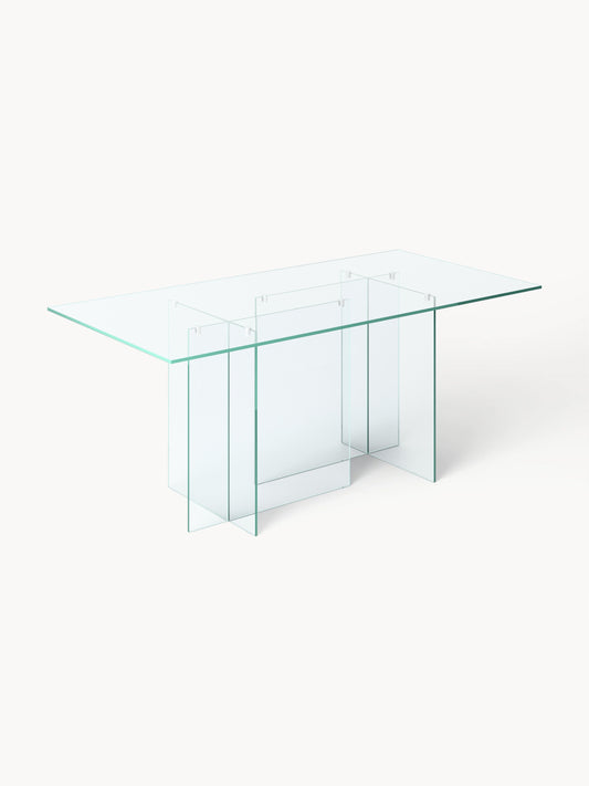 Anousa Glass Dining Table, 180 x 90 cm
