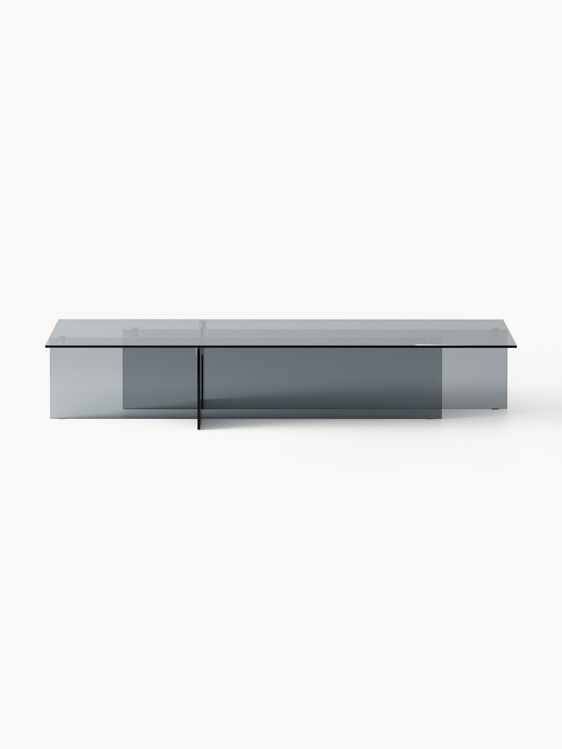 Anousa Large Coffee Table in Glass, W 160 cm